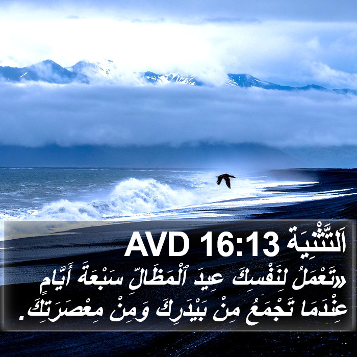 اَلتَّثْنِيَة 16:13 AVD Bible Study