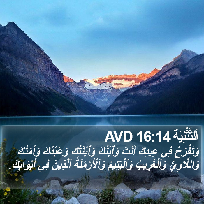 اَلتَّثْنِيَة 16:14 AVD Bible Study