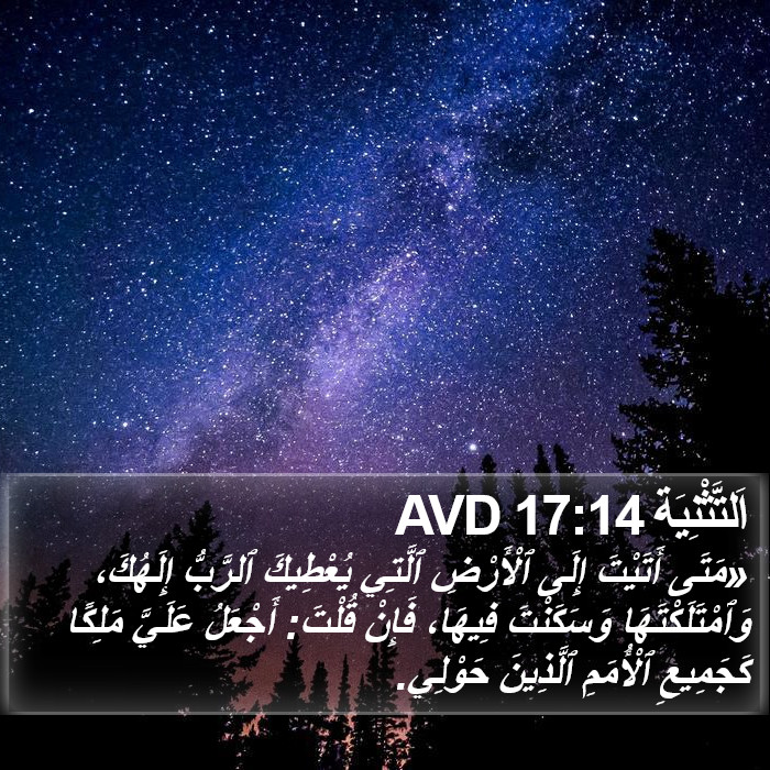 اَلتَّثْنِيَة 17:14 AVD Bible Study