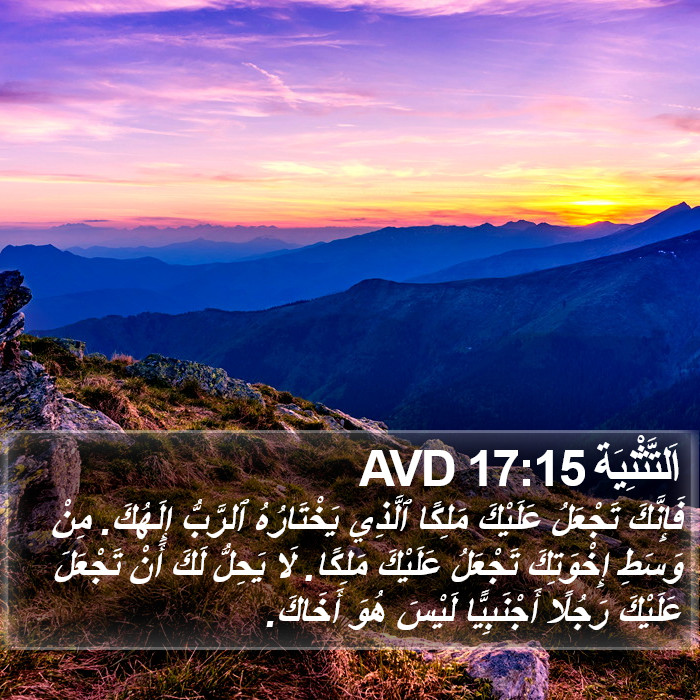 اَلتَّثْنِيَة 17:15 AVD Bible Study