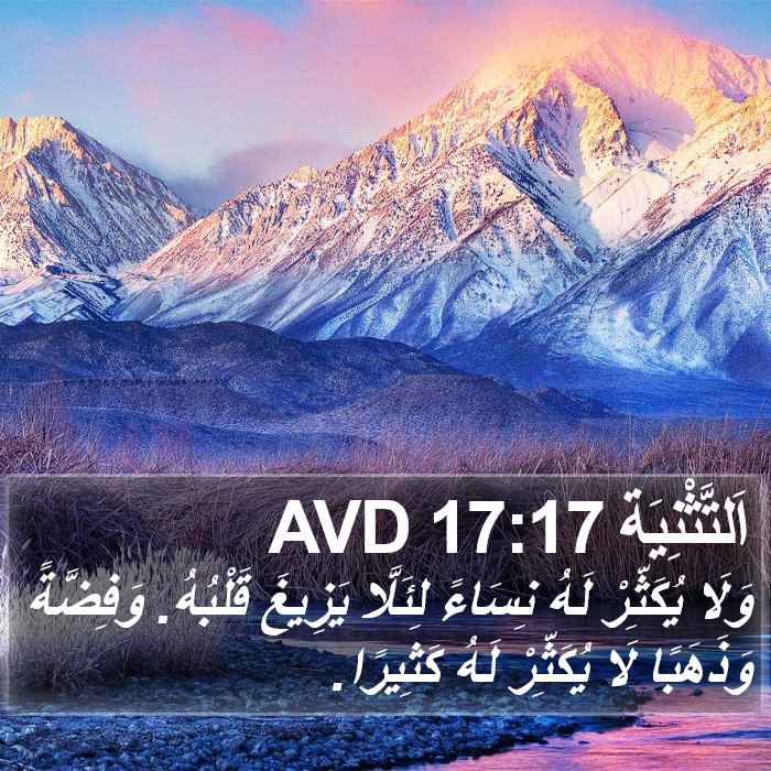 اَلتَّثْنِيَة 17:17 AVD Bible Study
