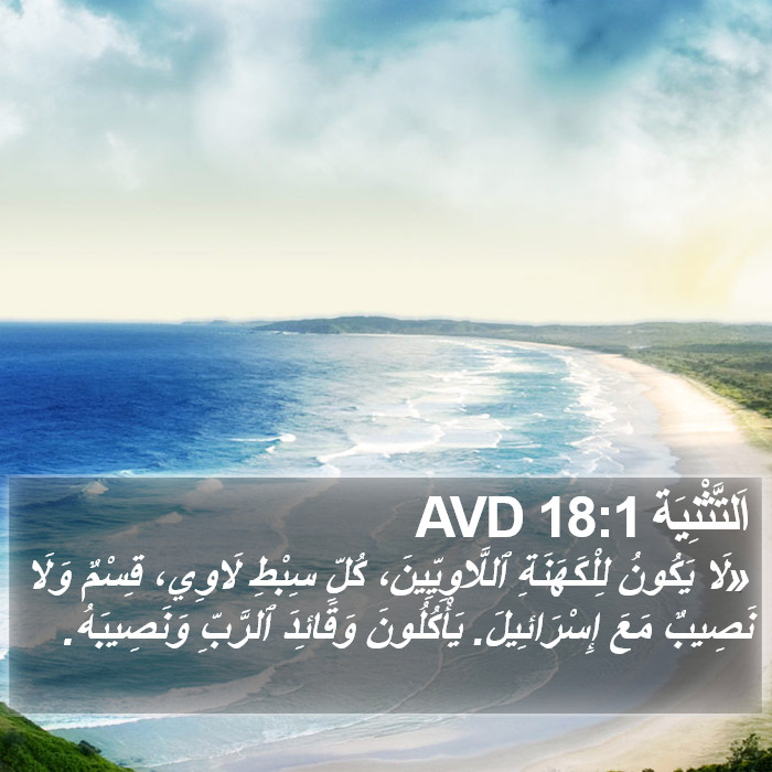 اَلتَّثْنِيَة 18:1 AVD Bible Study