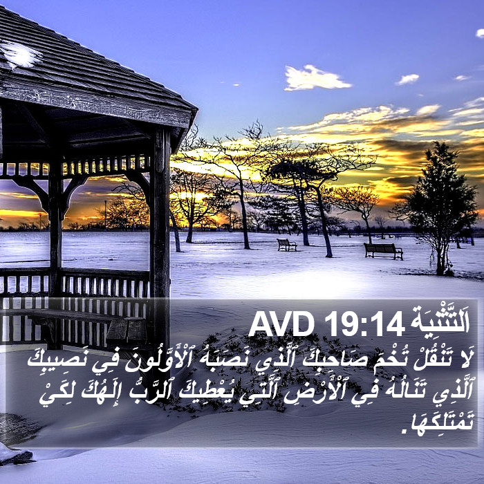 اَلتَّثْنِيَة 19:14 AVD Bible Study
