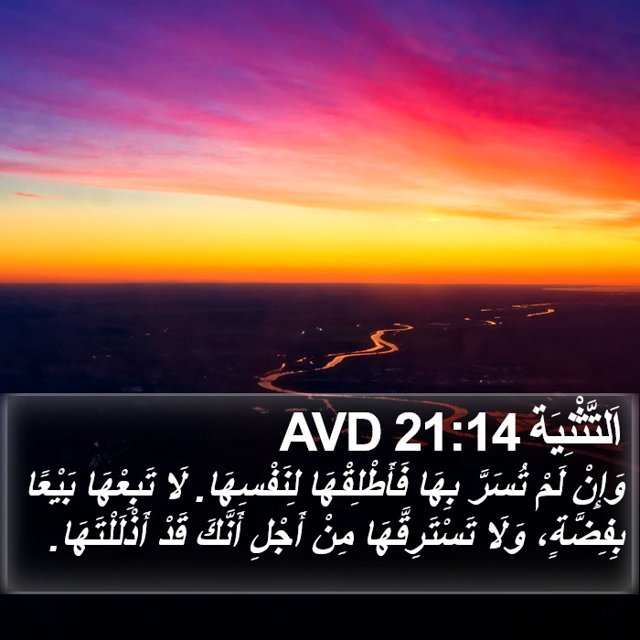 اَلتَّثْنِيَة 21:14 AVD Bible Study