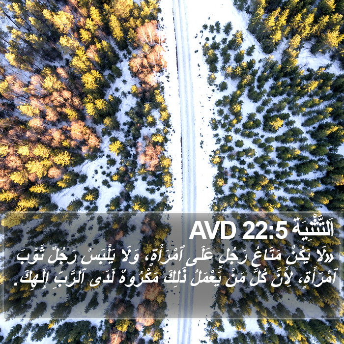 اَلتَّثْنِيَة 22:5 AVD Bible Study
