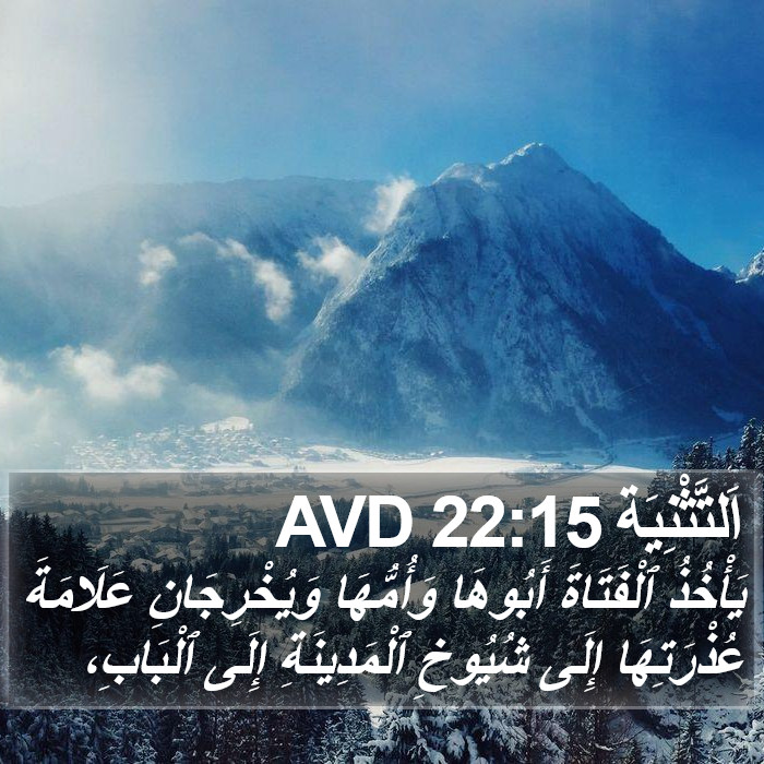 اَلتَّثْنِيَة 22:15 AVD Bible Study