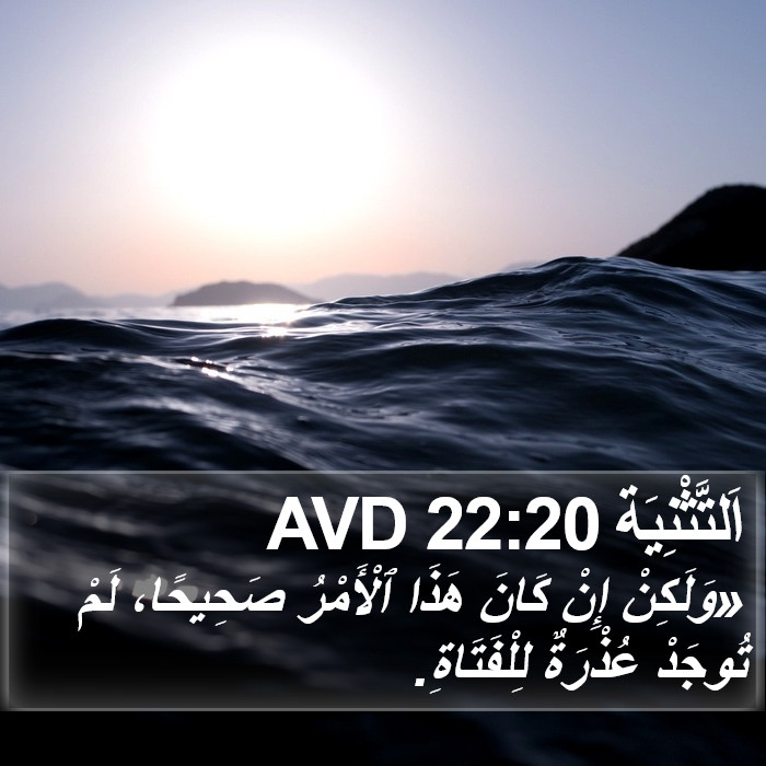 اَلتَّثْنِيَة 22:20 AVD Bible Study