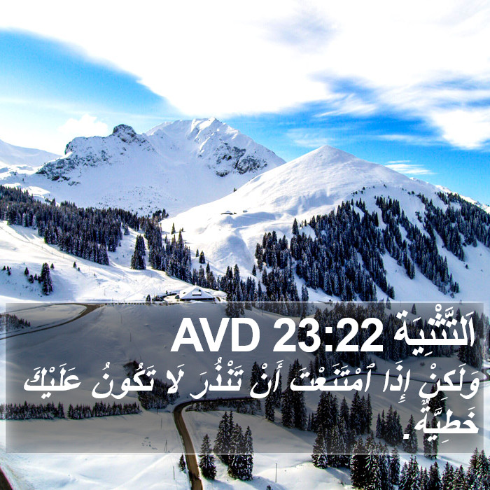 اَلتَّثْنِيَة 23:22 AVD Bible Study