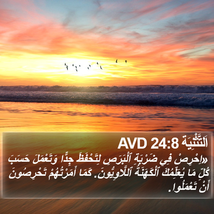 اَلتَّثْنِيَة 24:8 AVD Bible Study
