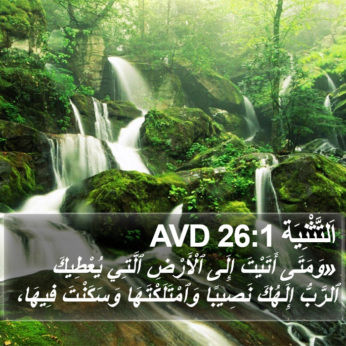 اَلتَّثْنِيَة 26:1 AVD Bible Study