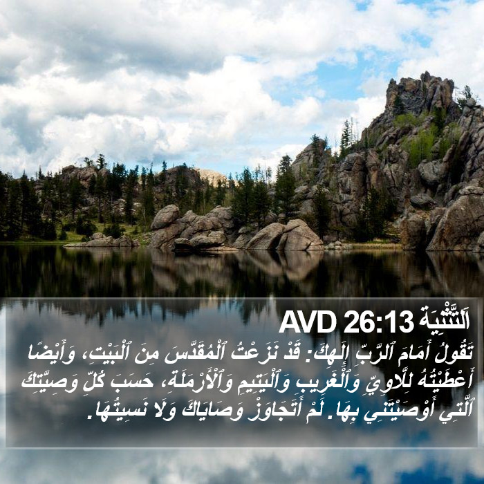 اَلتَّثْنِيَة 26:13 AVD Bible Study