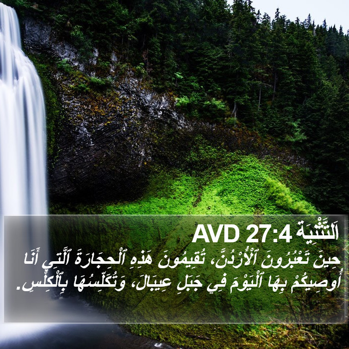 اَلتَّثْنِيَة 27:4 AVD Bible Study