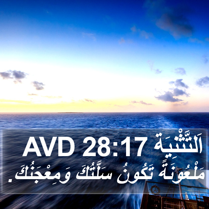 اَلتَّثْنِيَة 28:17 AVD Bible Study