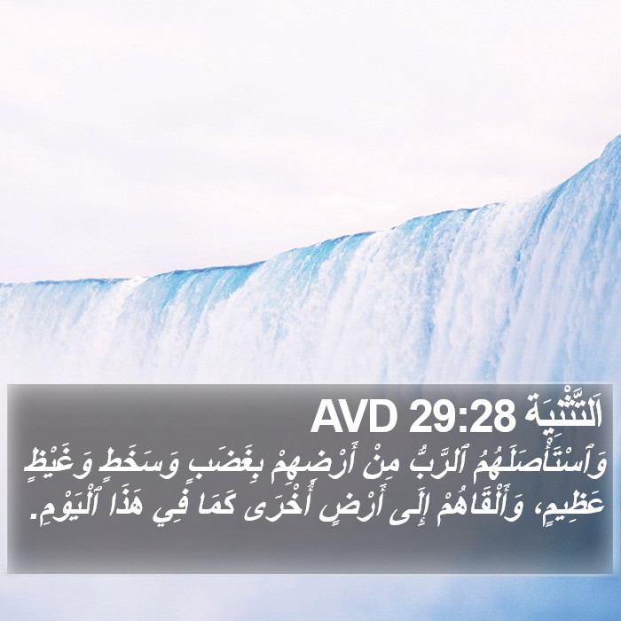 اَلتَّثْنِيَة 29:28 AVD Bible Study