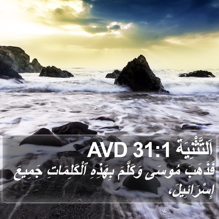 اَلتَّثْنِيَة 31:1 AVD Bible Study