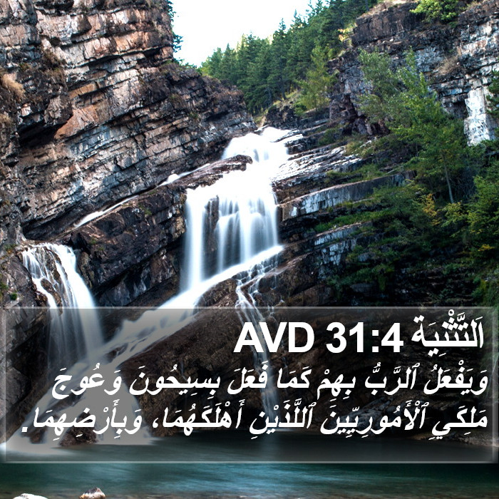 اَلتَّثْنِيَة 31:4 AVD Bible Study