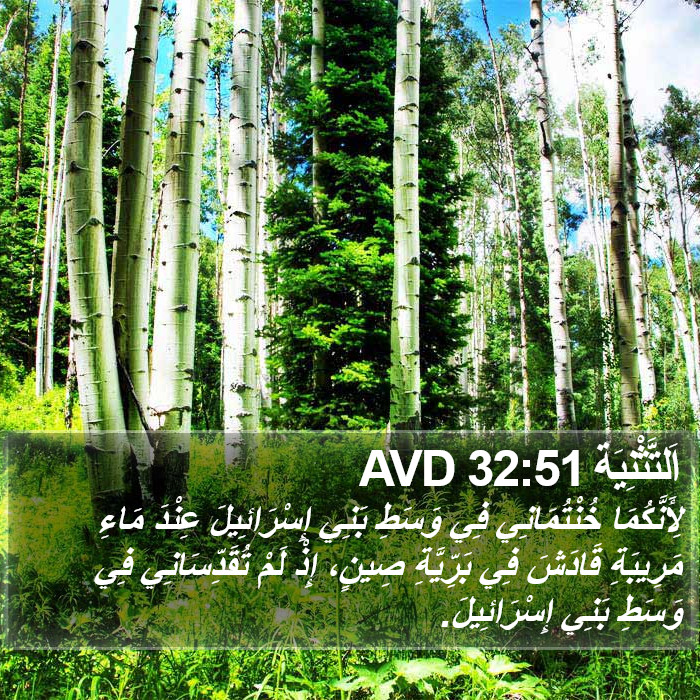 اَلتَّثْنِيَة 32:51 AVD Bible Study