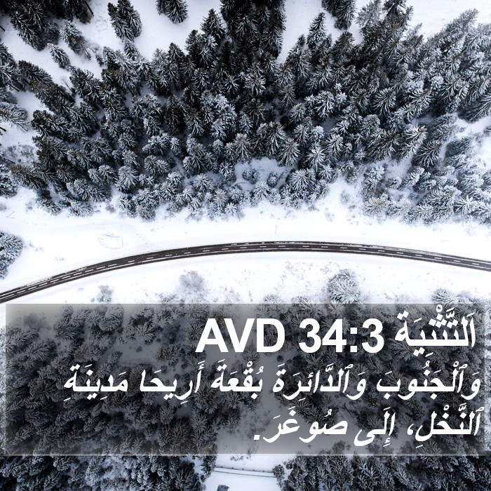 اَلتَّثْنِيَة 34:3 AVD Bible Study