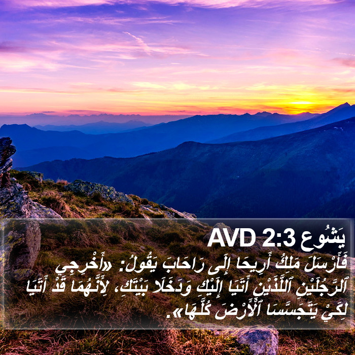 يَشُوع 2:3 AVD Bible Study