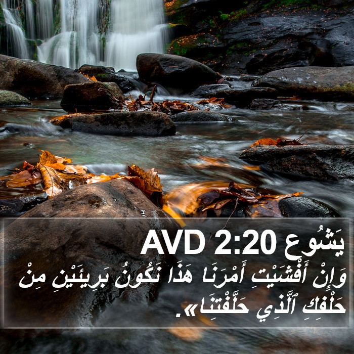 يَشُوع 2:20 AVD Bible Study