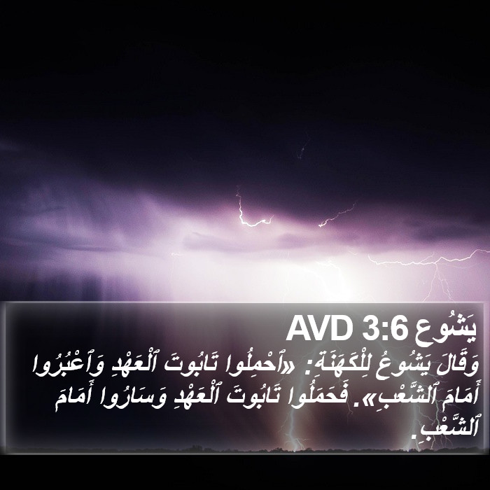 يَشُوع 3:6 AVD Bible Study