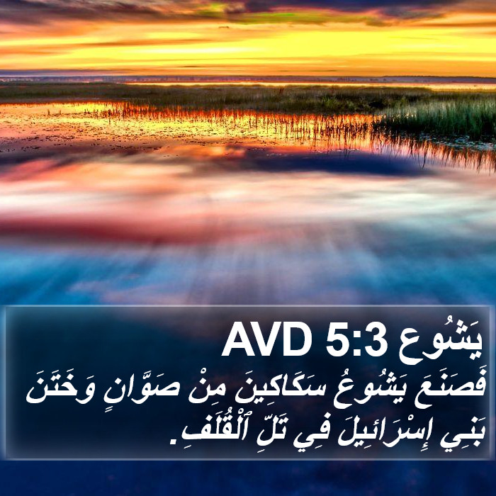 يَشُوع 5:3 AVD Bible Study