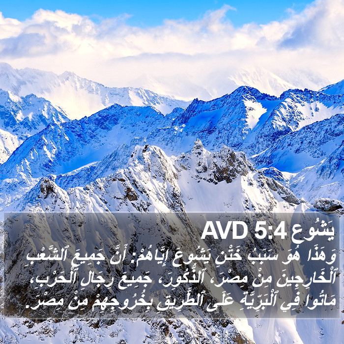 يَشُوع 5:4 AVD Bible Study