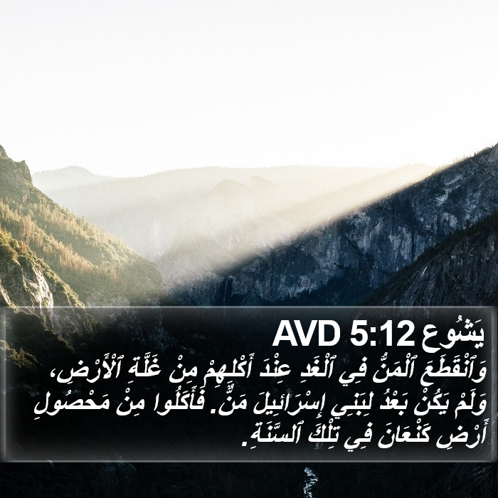 يَشُوع 5:12 AVD Bible Study