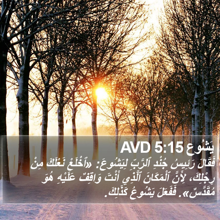 يَشُوع 5:15 AVD Bible Study