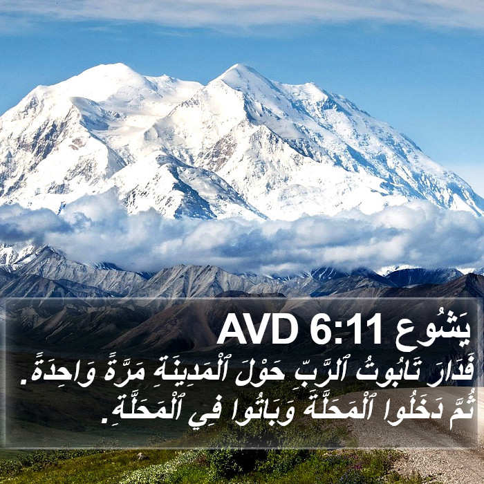 يَشُوع 6:11 AVD Bible Study