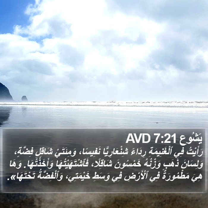 يَشُوع 7:21 AVD Bible Study