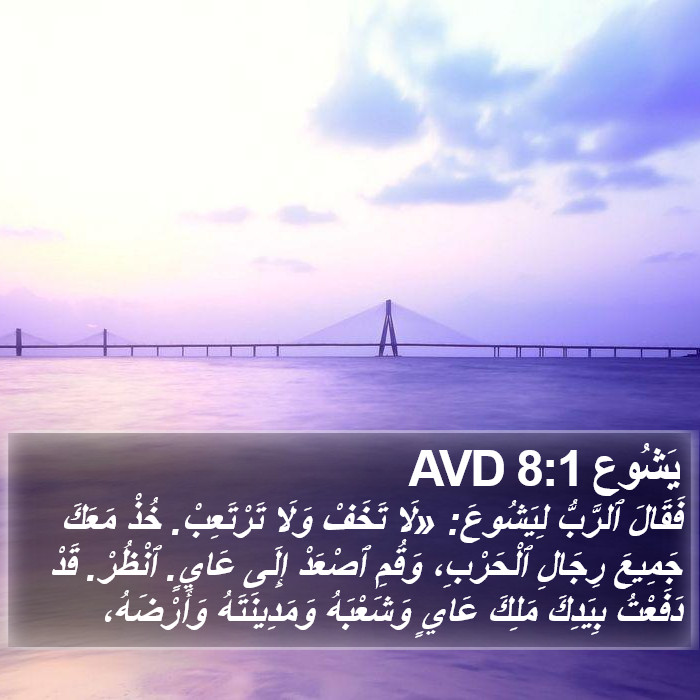 يَشُوع 8:1 AVD Bible Study