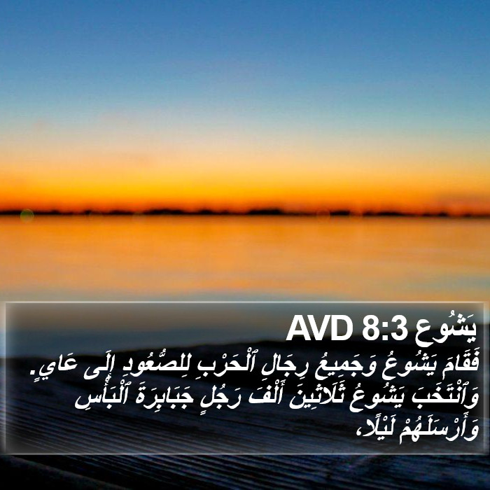 يَشُوع 8:3 AVD Bible Study