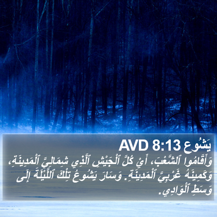 يَشُوع 8:13 AVD Bible Study