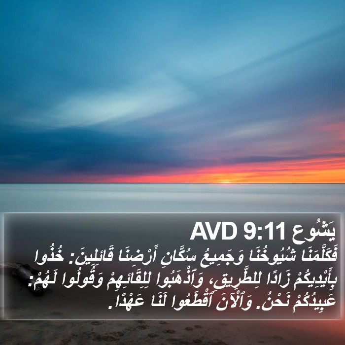 يَشُوع 9:11 AVD Bible Study