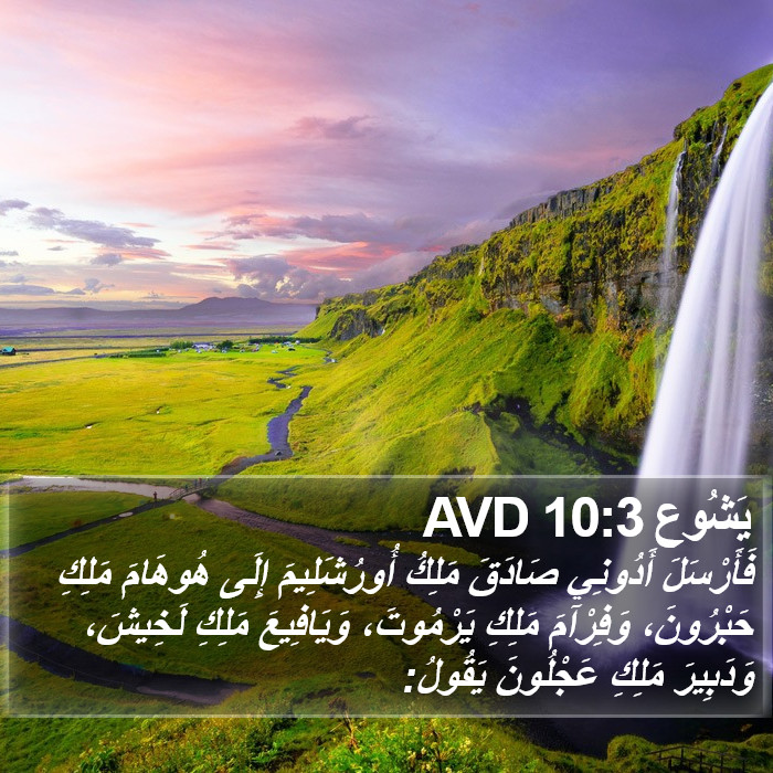 يَشُوع 10:3 AVD Bible Study