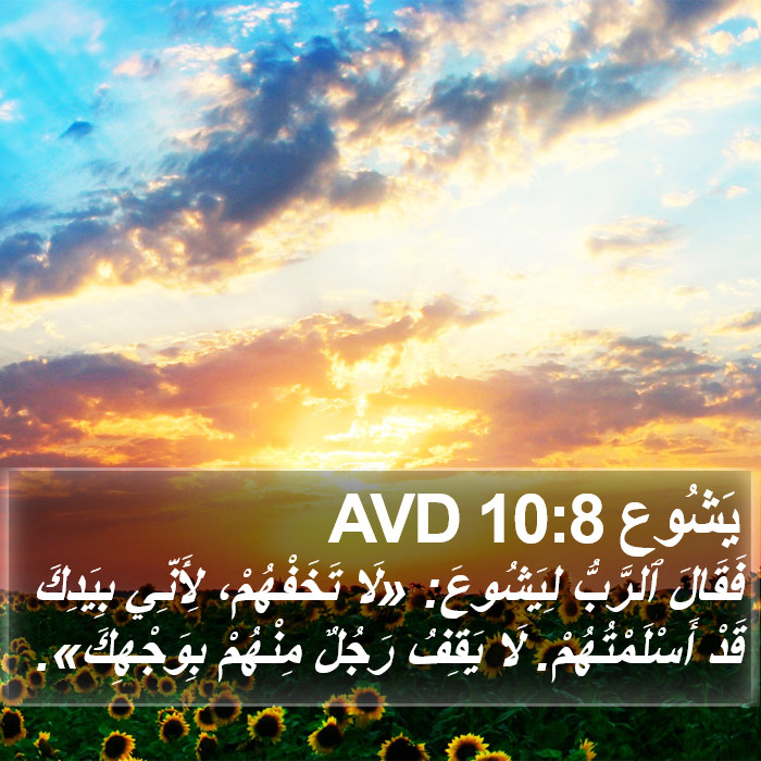 يَشُوع 10:8 AVD Bible Study