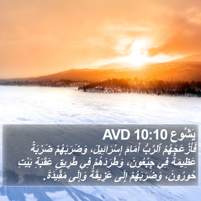 يَشُوع 10:10 AVD Bible Study