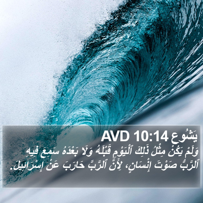 يَشُوع 10:14 AVD Bible Study