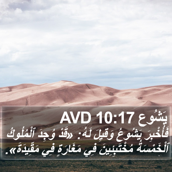 يَشُوع 10:17 AVD Bible Study