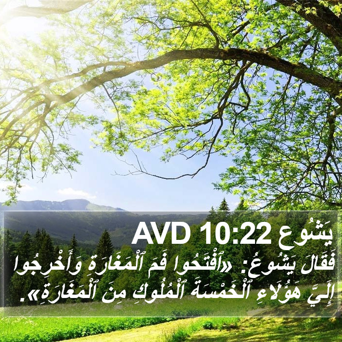 يَشُوع 10:22 AVD Bible Study