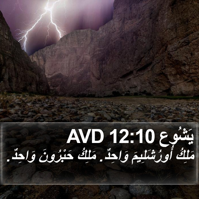 يَشُوع 12:10 AVD Bible Study