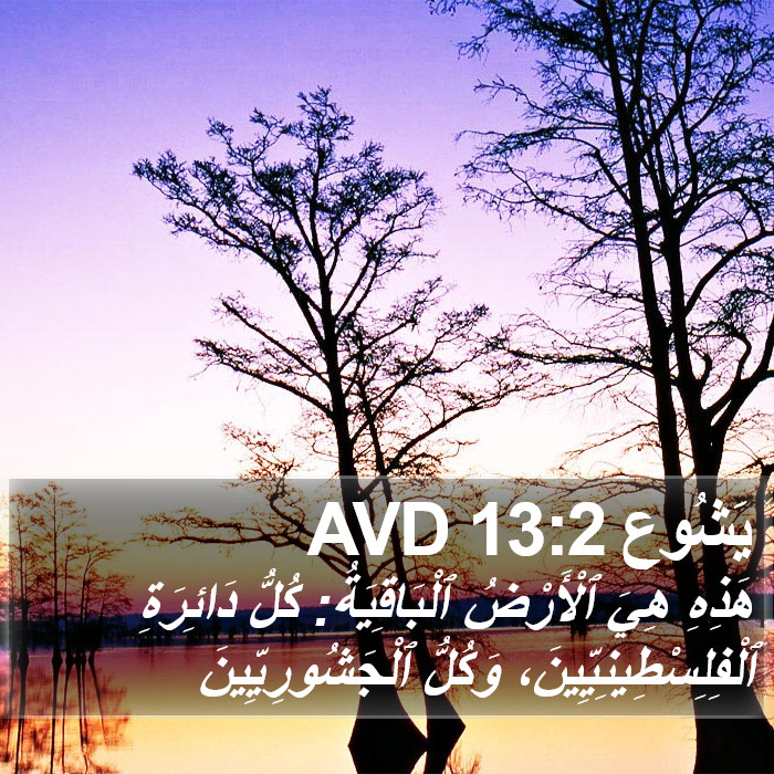 يَشُوع 13:2 AVD Bible Study