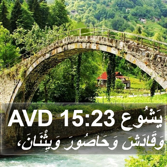 يَشُوع 15:23 AVD Bible Study