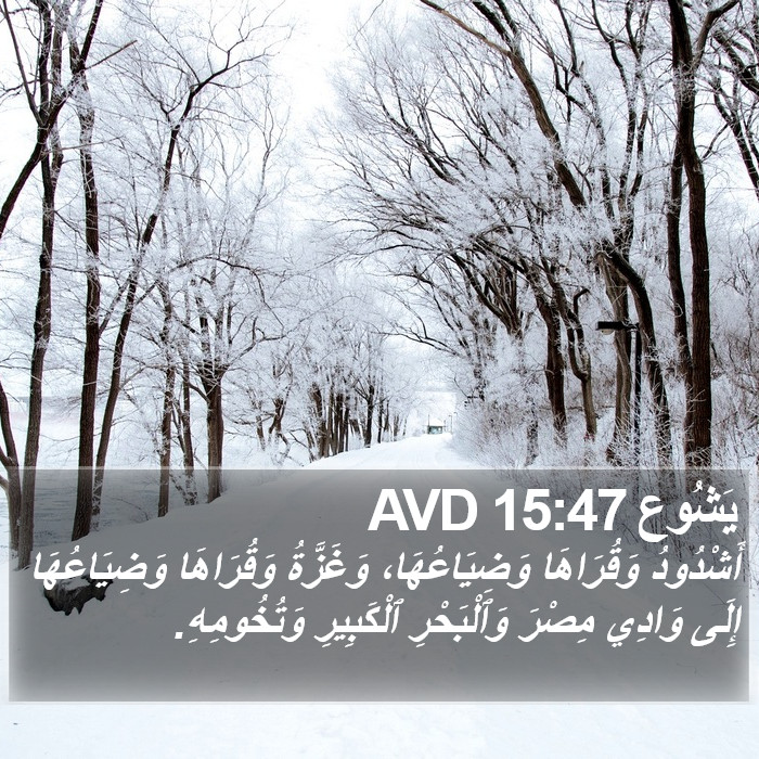 يَشُوع 15:47 AVD Bible Study