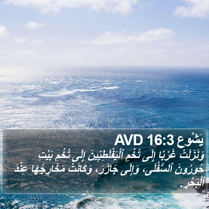 يَشُوع 16:3 AVD Bible Study