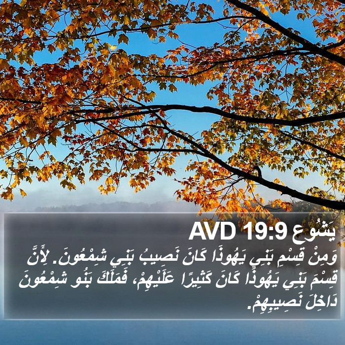 يَشُوع 19:9 AVD Bible Study