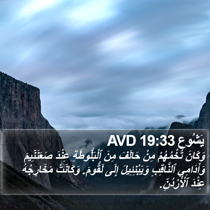 يَشُوع 19:33 AVD Bible Study