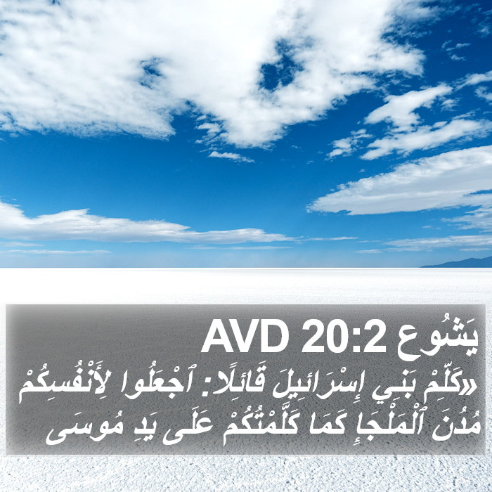 يَشُوع 20:2 AVD Bible Study