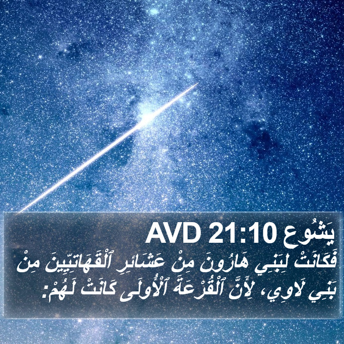 يَشُوع 21:10 AVD Bible Study